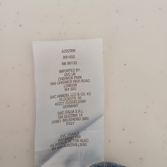 NWT Quacker Factory Dream Jeannes Straight Leg Pants Large Short Blue A292999 - Picture 8 of 9